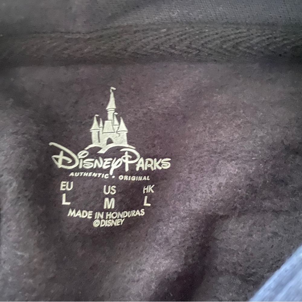 Disney Parks Size M Black Minnie Mouse With Ears Zip up Hoodie - Picture 4 of 5